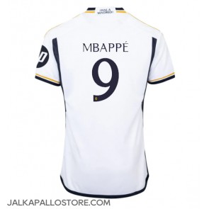 Real Madrid Kylian Mbappe #9 Kotipaita 2023-24 Lyhythihainen